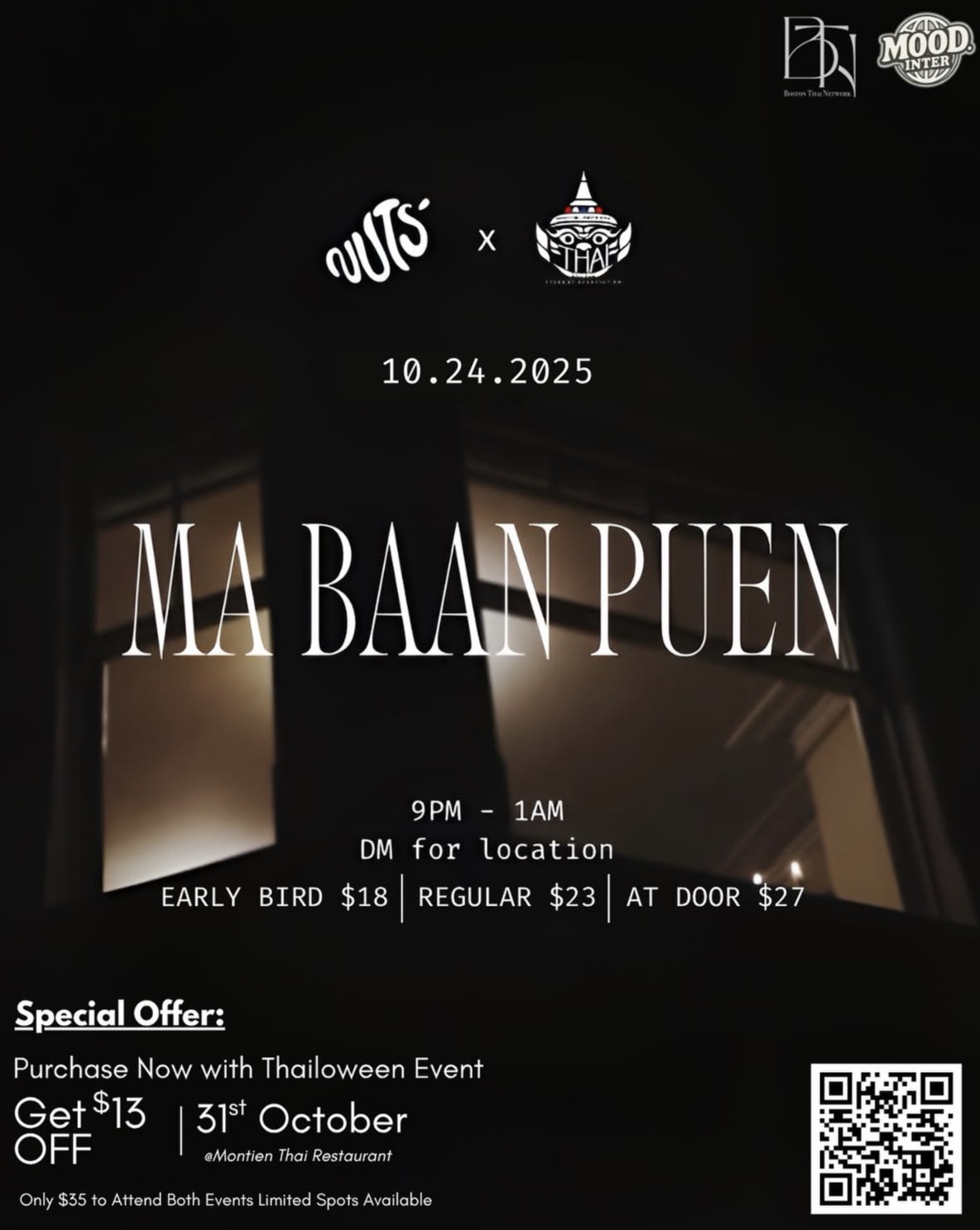 Ma Baan Puen event poster